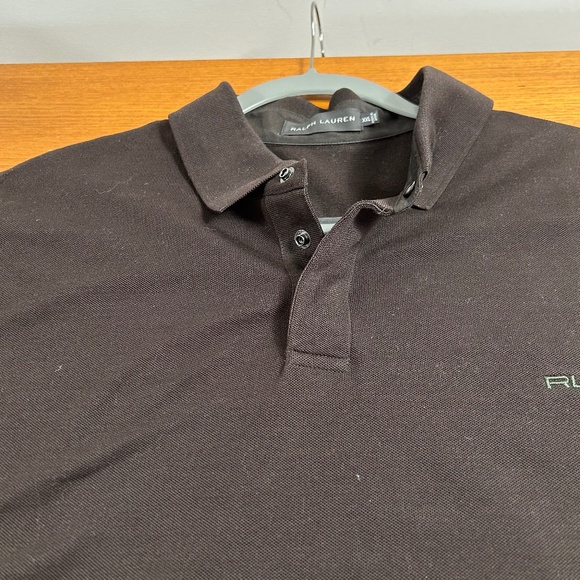 Ralph Lauren Black Label Men's Polo Top/Brown - Picture 5 of 5